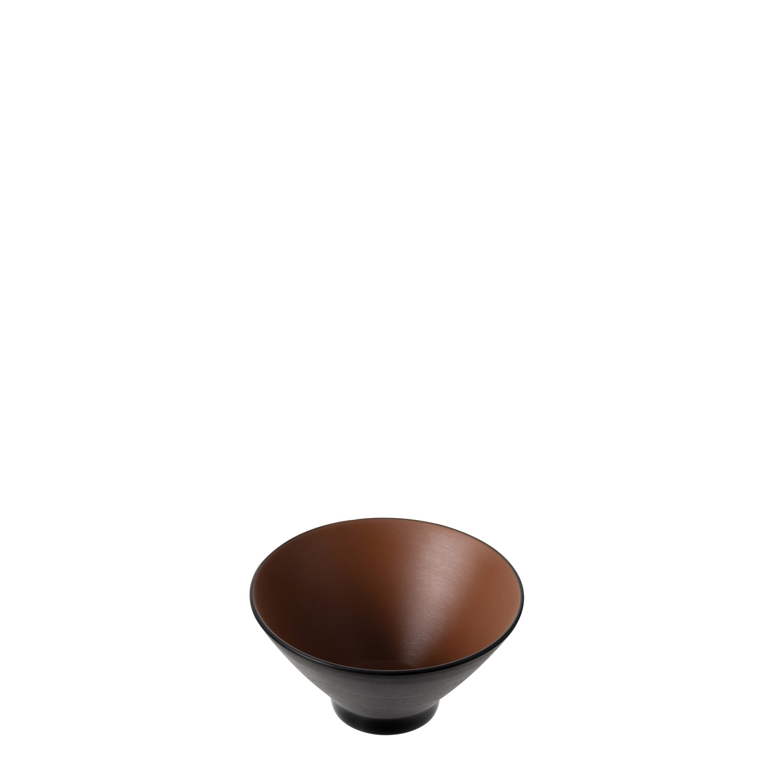 COU COU Dual Colour Brown & Black V-Shape Round Bowl - 920ml (Pack of 12)
