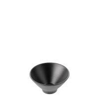 COU COU Dual Colour Black & Black V-Shape Round Bowl - 1380ml (Pack of 9)