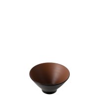 COU COU Dual Colour Brown & Black V-Shape Round Bowl - 1380ml (Pack of 9)