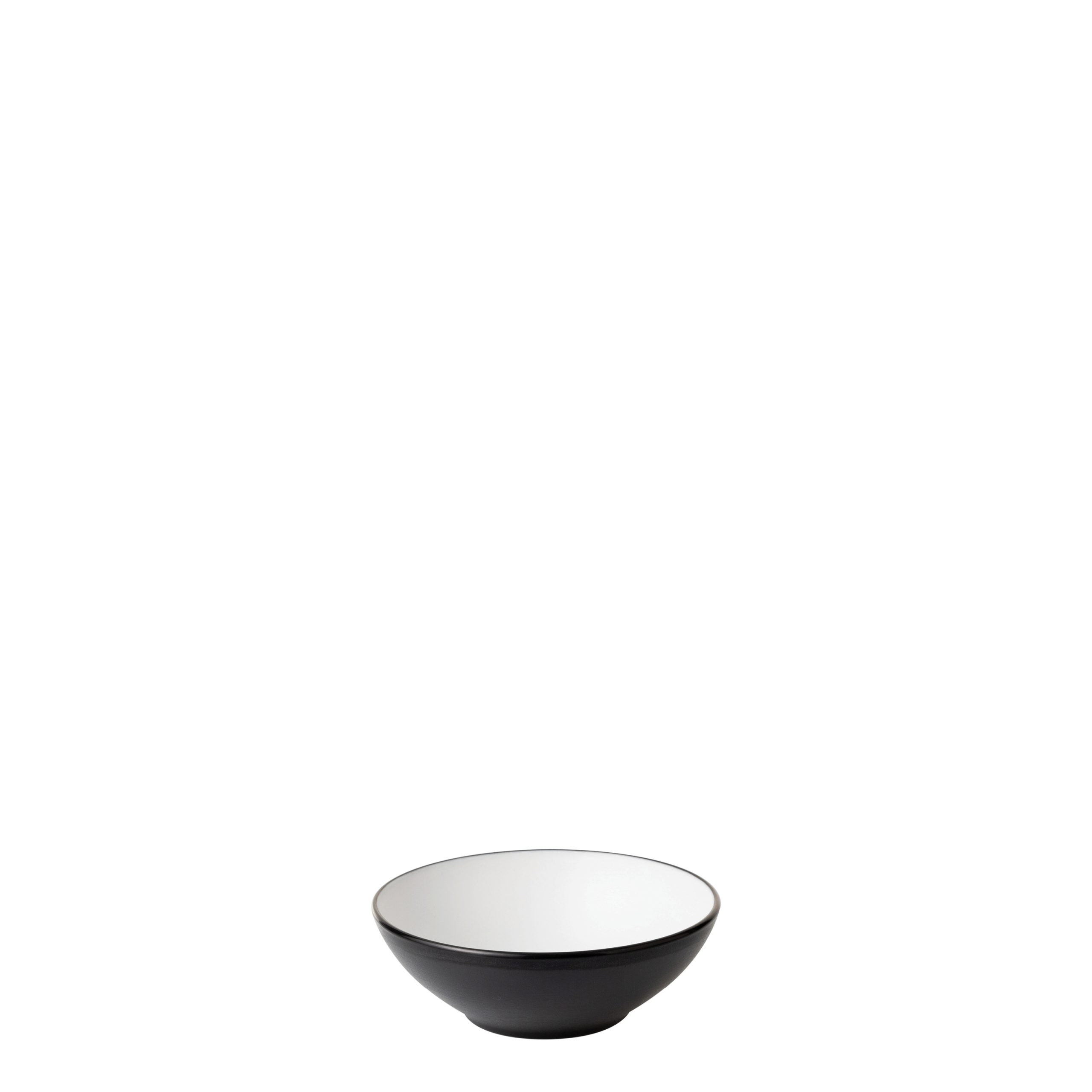 COU COU Dual Colour White & Black Round Bowl - 560ml (Pack of 12)