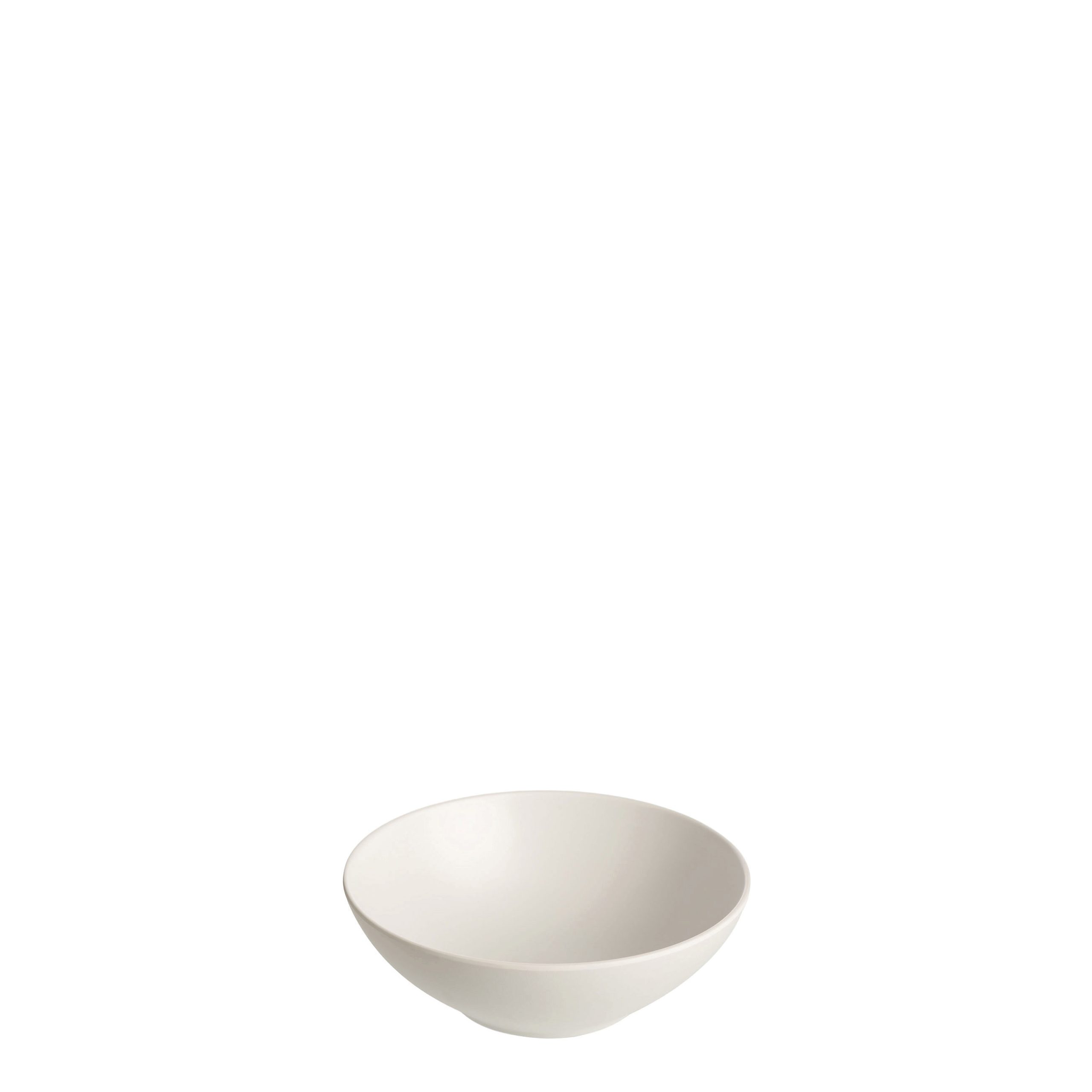 COU COU Dual Colour White & White Round Bowl - 800ml (Pack of 12)