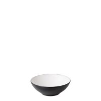 COU COU Dual Colour White & Black Round Bowl - 800ml (Pack of 12)