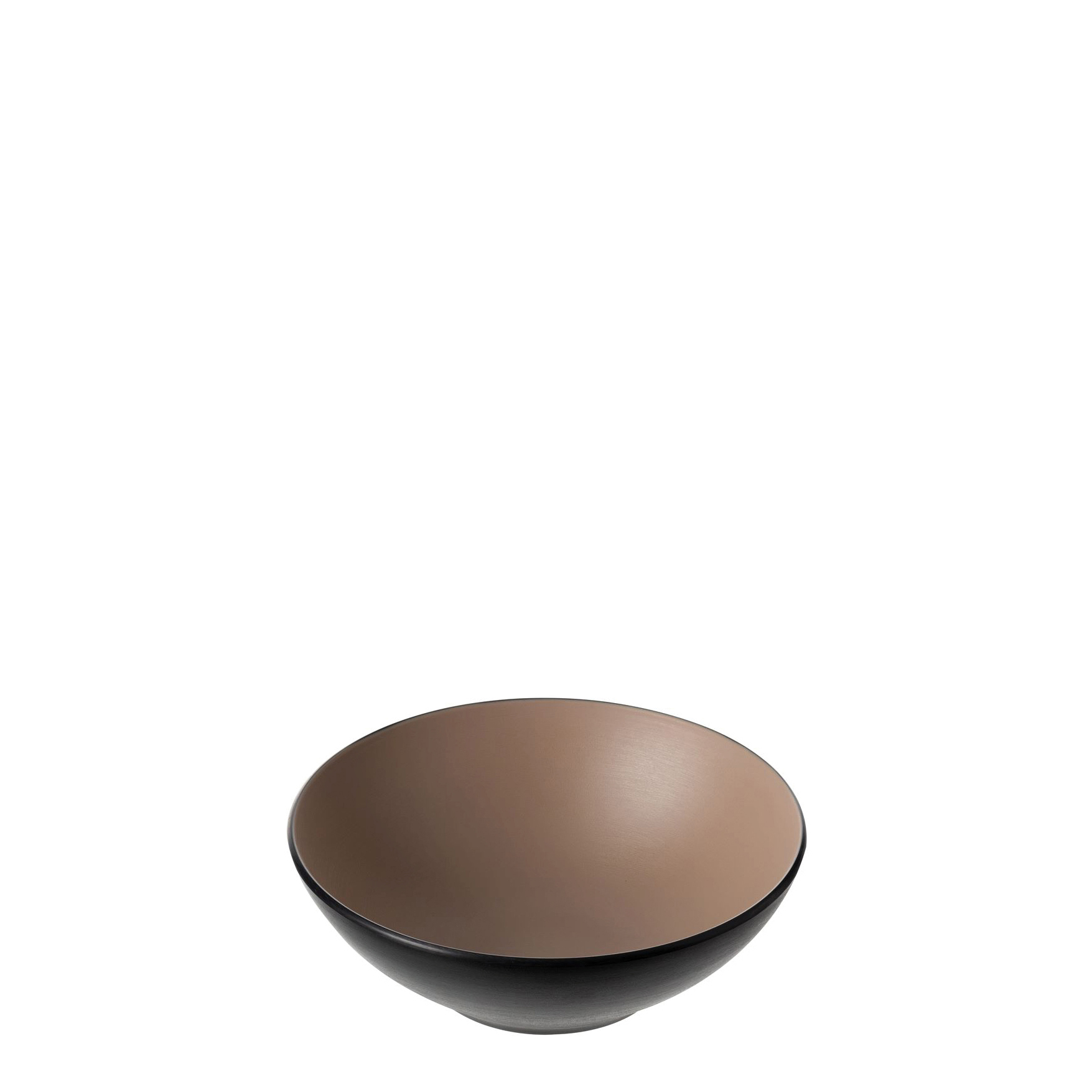 COU COU Dual Colour Beige & Black Round Bowl - 1700ml (Pack of 12)
