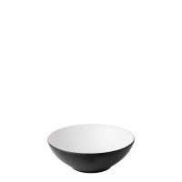COU COU Dual Colour White & Black Round Bowl - 1700ml (Pack of 12)