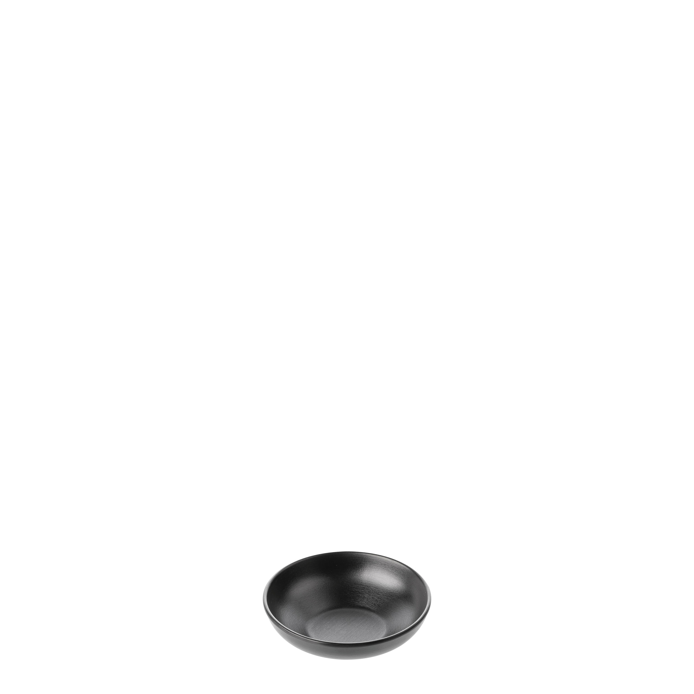 COU COU Dual Colour Black & Black Round Bowl - 220ml (Pack of 24)