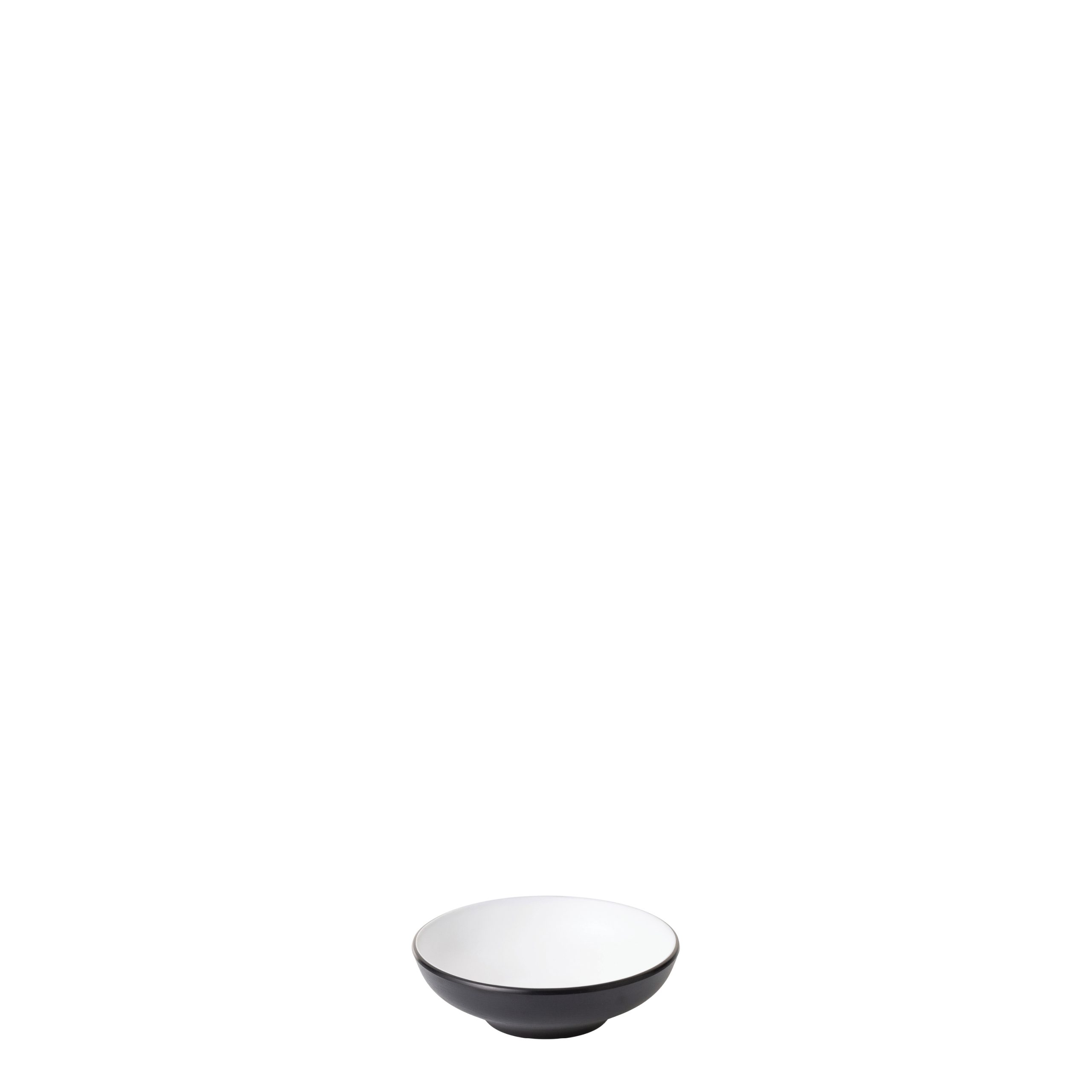 COU COU Dual Colour White & Black Round Bowl - 220ml (Pack of 24)