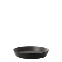 COU COU Dual Colour Grey & Black Flat Round Bowl - 2000ml (Pack of 12)