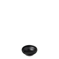 COU COU Matte Black Round Sauce Dish - 103mm (Pack of 20)
