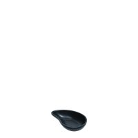 COU COU Matte Black Teardrop Sauce Dish - 100x60mm (Pack of 30)