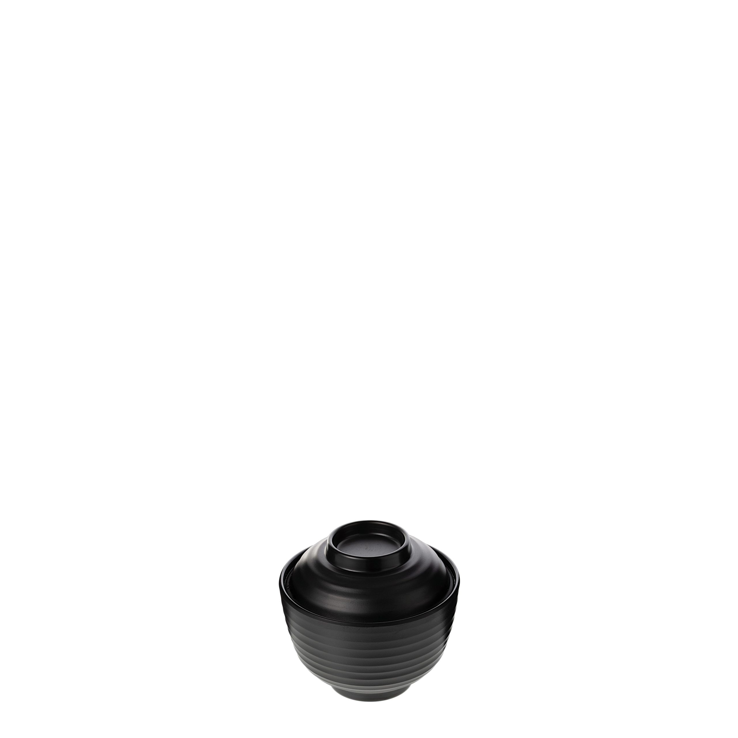 COU COU Matte Black Round Bowl - 300ml (Pack of 12)