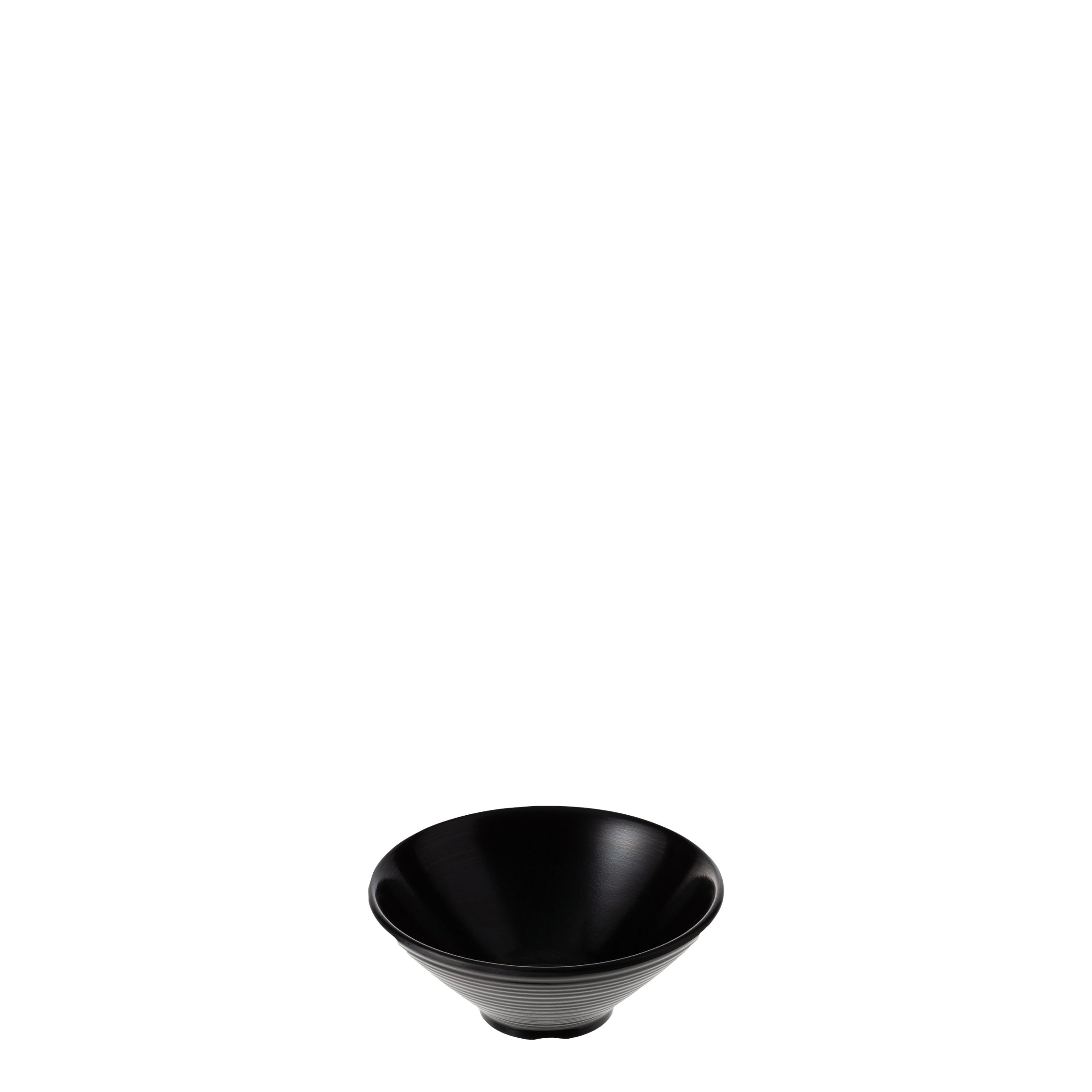 COU COU Matte Black Round Conical Bowl - 350ml (Pack of 18)