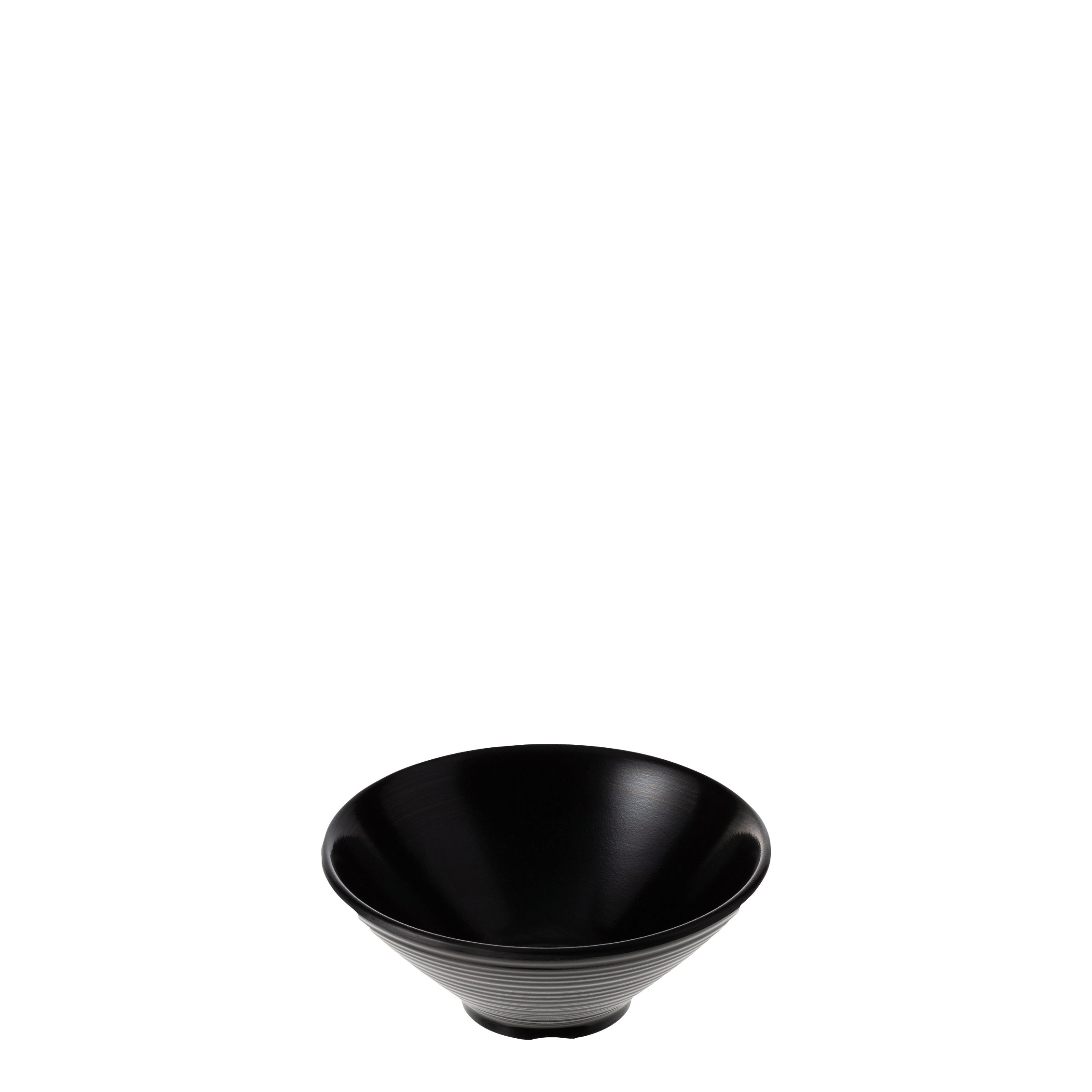 COU COU Matte Black Round Conical Bowl - 650ml (Pack of 6)