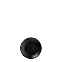 Matte Black Round Coupe Plate - 150mm (Pack of 12)
