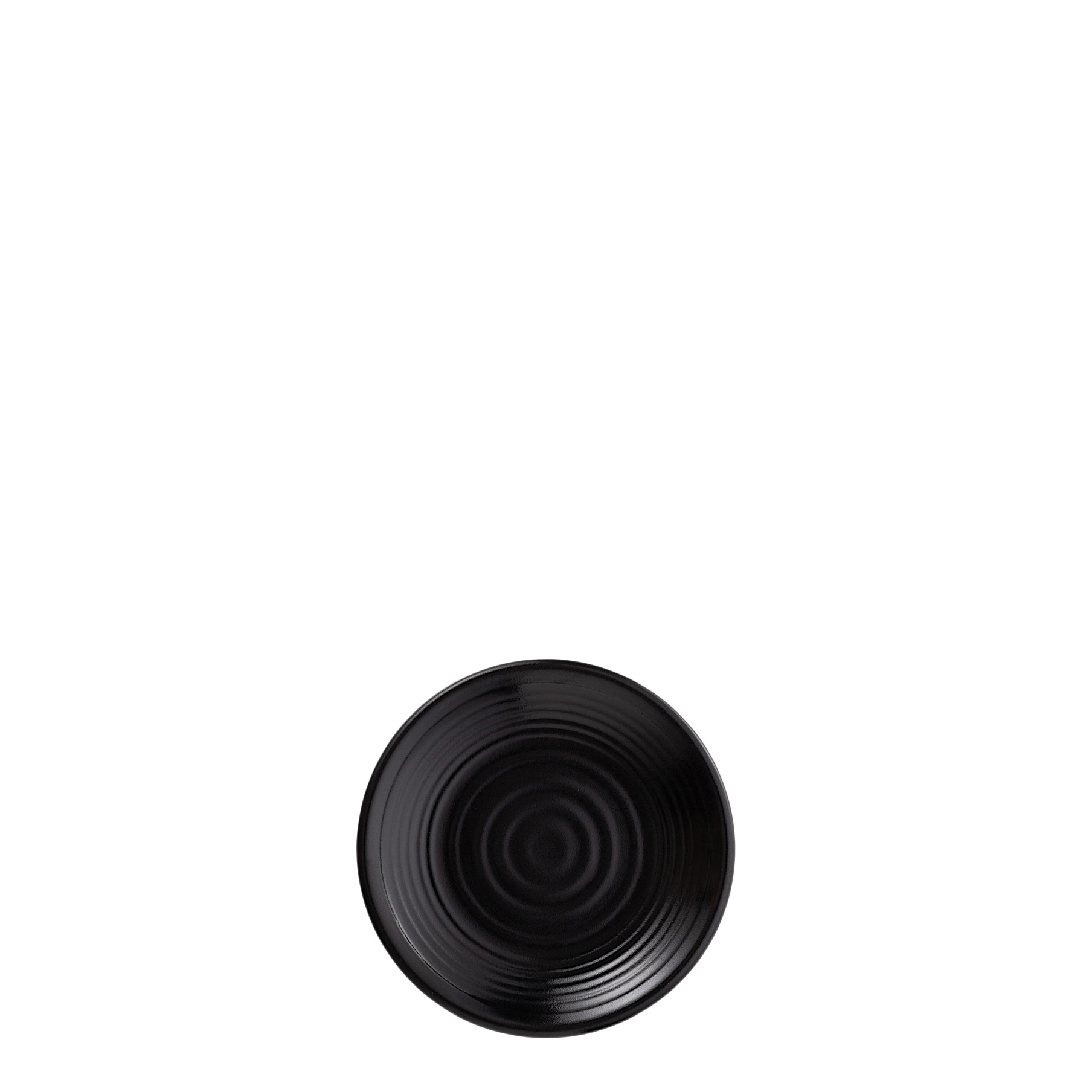 Matte Black Round Coupe Plate - 150mm (Pack of 12)