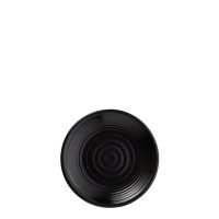 Matte Black Round Coupe Plate - 195mm (Pack of 12)