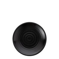 Matte Black Round Coupe Plate - 250mm (Pack of 9)