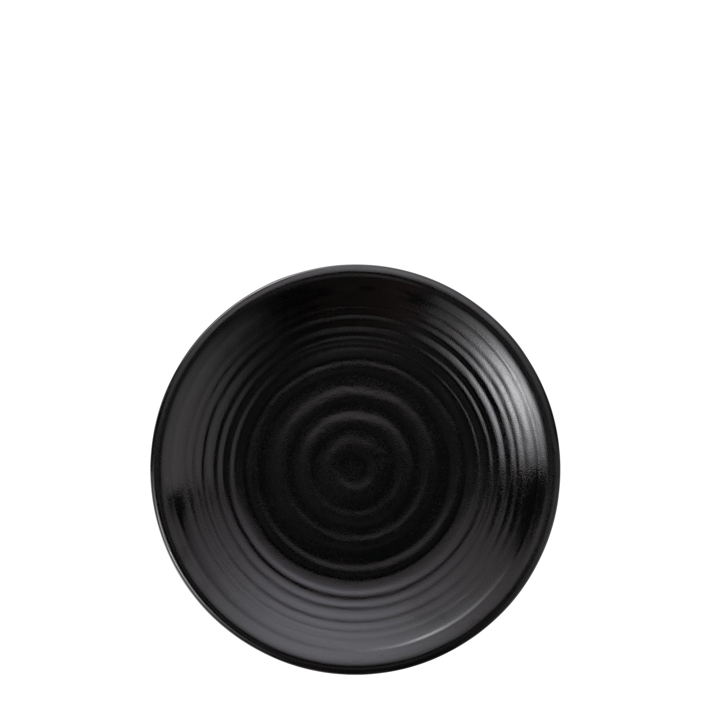 Matte Black Round Coupe Plate - 250mm (Pack of 9)