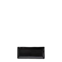 COU COU Matte Black Rectangular Platter - 300x130mm (Pack of 9)