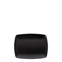 Matte Black Coupe Platter - 370x275mm (Pack of 12)