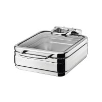 Athena 1/2 Size Rectangular Chafer - 490x300mm - Silver