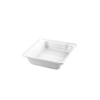 Athena 1/2 Size Porcelain Food Pan - White
