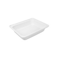 Athena 2/3 Size Porcelain Food Pan - 5900ml