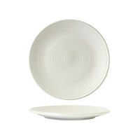 Zuma Frost Ribbed Round Plate - 210mm (Pack of 6)