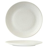 Zuma Frost Ribbed Round Plate - 310mm (Pack of 3)