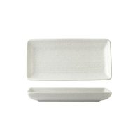 Zuma Frost Ribbed Rectangular Platter - 220x100mm (Pack of 6)