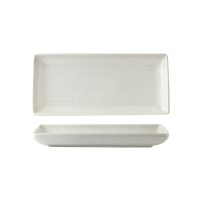 Zuma Frost Ribbed Rectangular Platter - 250x125mm (Pack of 6)