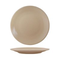 Zuma Sand Round Coupe Plate - 230mm (Pack of 6)