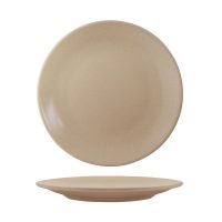 Zuma Sand Round Coupe Plate - 260mm (Pack of 6)