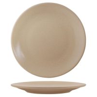 Zuma Sand Round Coupe Plate - 310mm (Pack of 3)
