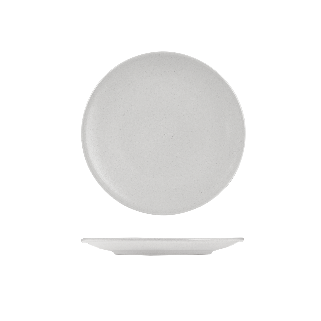 Zuma Pearl Aspen Round Coupe Plate - 230mm (Pack of 6)