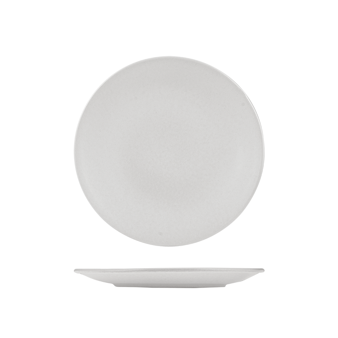 Zuma Pearl Aspen Round Coupe Plate - 285mm (Pack of 6)