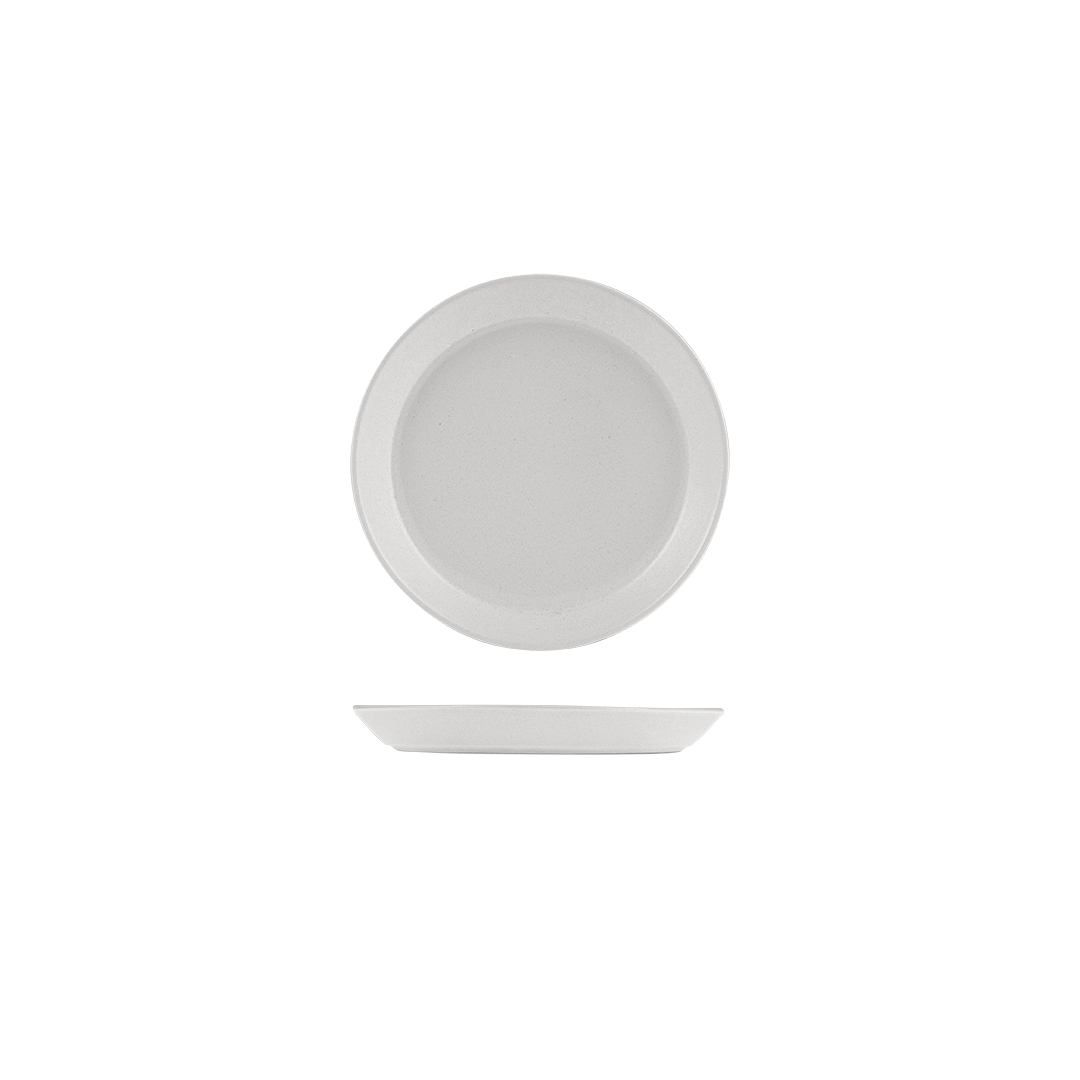 Zuma Pearl Aspen Round Tapered Plate - 170mm (Pack of 6)