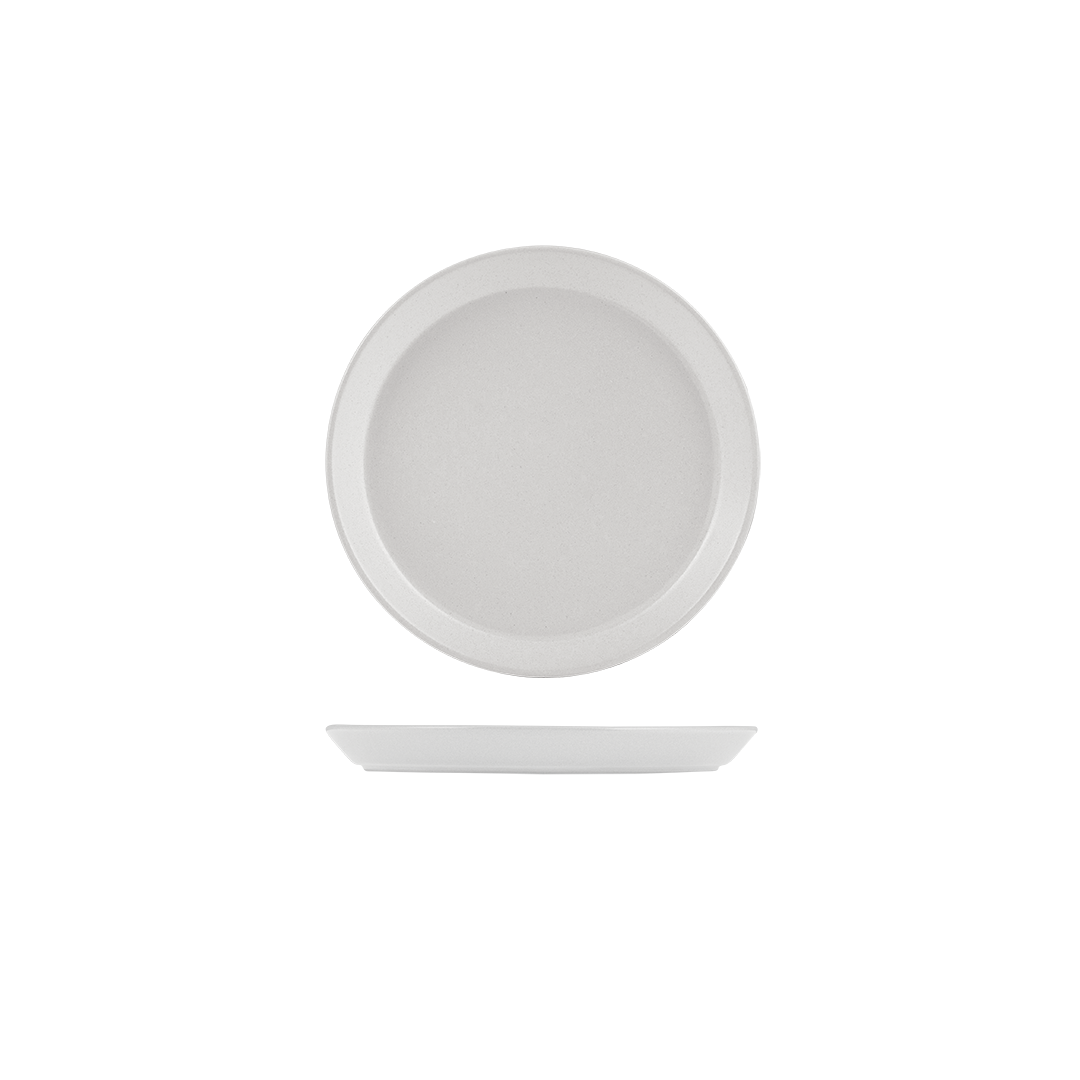 Zuma Pearl Aspen Round Tapered Plate - 200mm (Pack of 6)