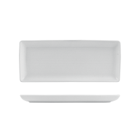 Zuma Pearl Aspen Ribbed Rectangular Platter - 335x140mm (Pack of 6)