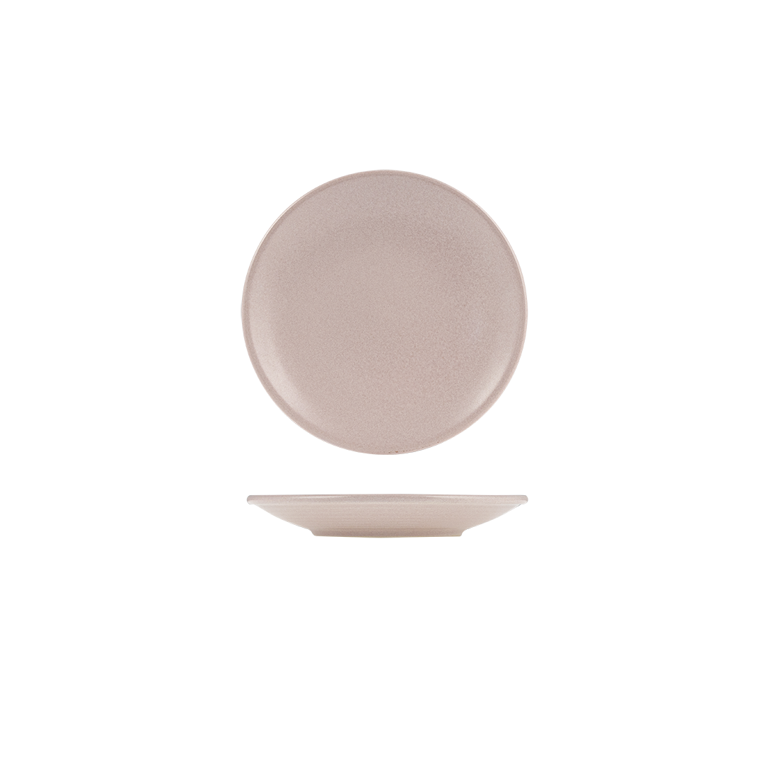Zuma Pearl Blush Round Coupe Plate - 180mm (Pack of 6)