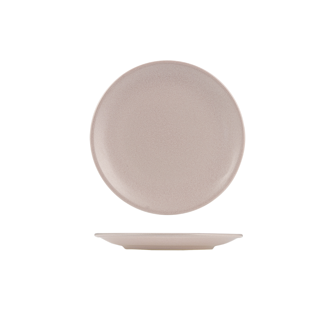 Zuma Pearl Blush Round Coupe Plate - 230mm (Pack of 6)