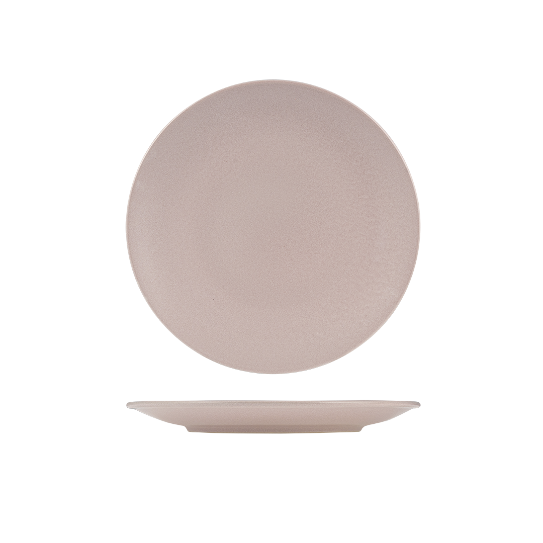 Zuma Pearl Blush Round Coupe Plate - 260mm (Pack of 6)