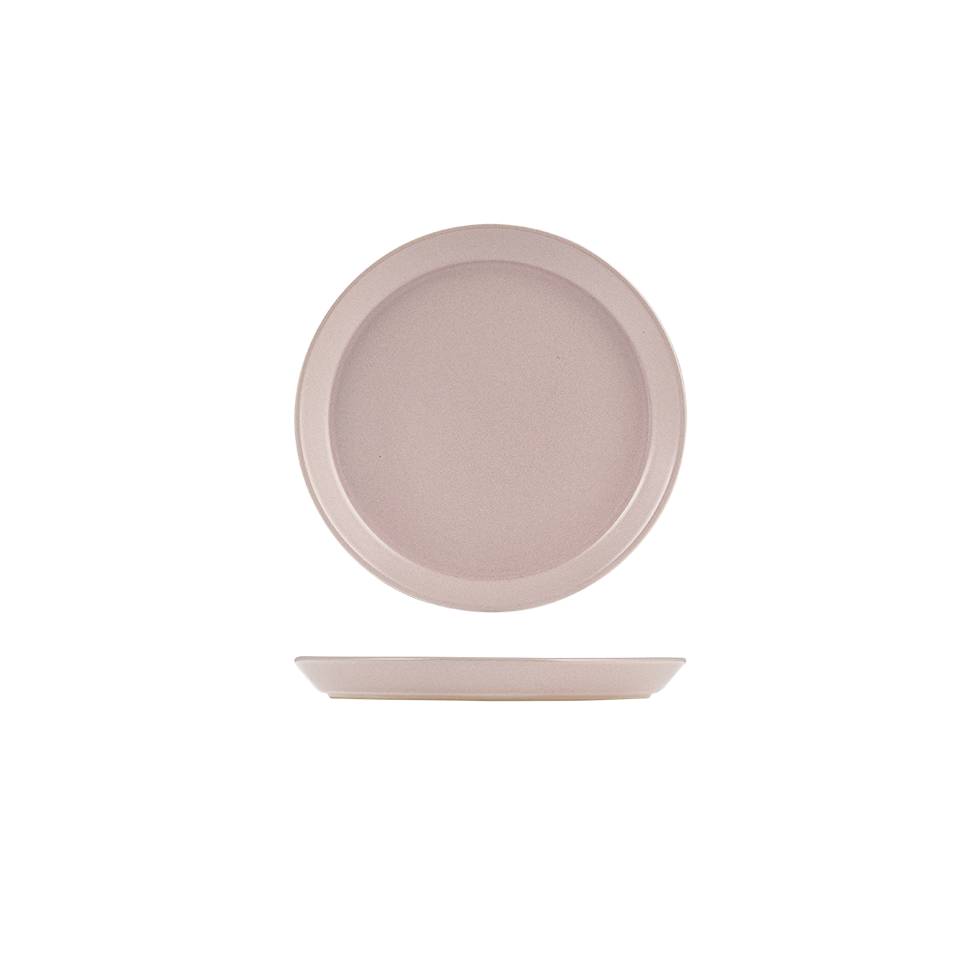 Zuma Pearl Blush Round Tapered Plate - 200mm (Pack of 6)