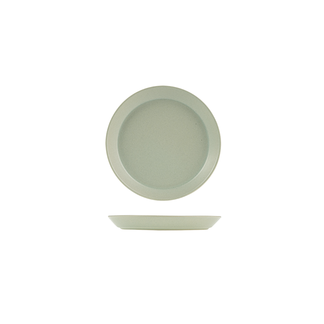 Zuma Pearl Pistachio Round Tapered Plate - 170mm (Pack of 6)