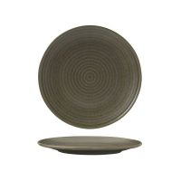 Zuma Cargo Ribbed Round Plate - 210mm (Pack of 6)