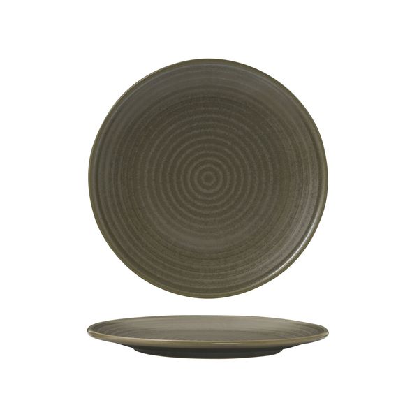 Zuma Cargo Ribbed Round Plate - 210mm (Pack of 6)