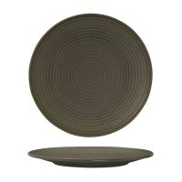 Zuma Cargo Ribbed Round Plate - 265mm (Pack of 6)