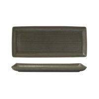 Zuma Cargo Ribbed Rectangular Platter - 335x140mm (Pack of 6)