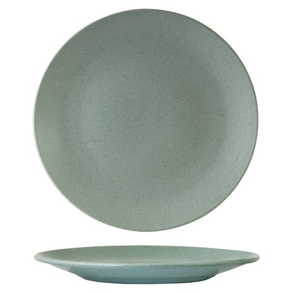 Zuma Mint Round Coupe Plate - 310mm (Pack of 3)