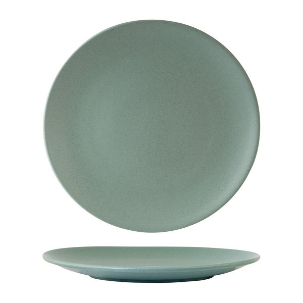 Zuma Mint Round Coupe Plate - 285mm (Pack of 6)