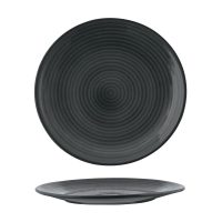 Zuma Jupiter Ribbed Round Plate - 265mm (Pack of 6)
